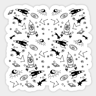 outer space ! Sticker